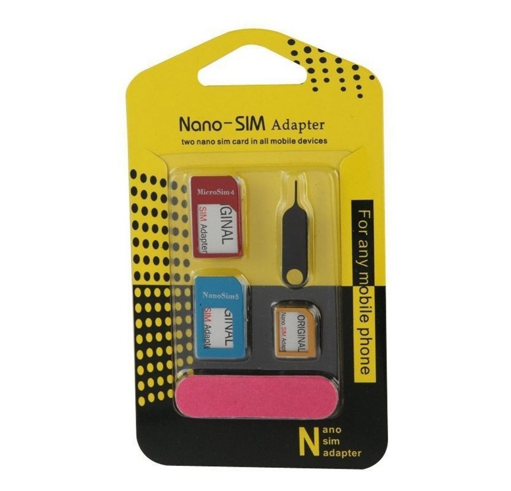 SpionProfi Sim Kartenadapter Nano Micro Kartenleser Adapter Handy Tablet Handy-Netzteile (Universell einsetzbar für alle gängigen Handy- und Tabletmodelle) – Bild 3 von 5