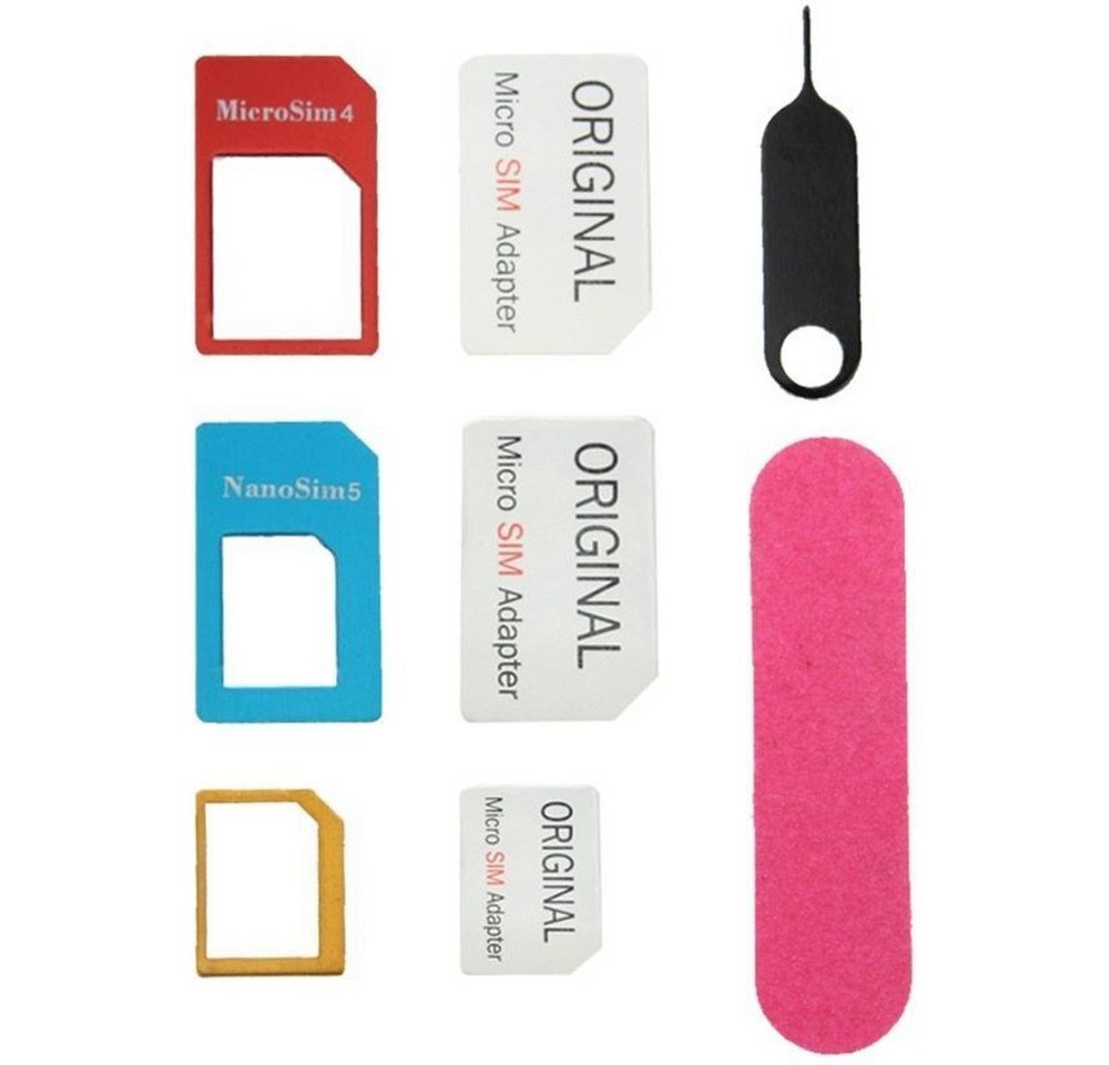 SpionProfi Sim Kartenadapter Nano Micro Kartenleser Adapter Handy Tablet Handy-Netzteile (Universell einsetzbar für alle gängigen Handy- und Tabletmodelle) – Bild 4 von 5