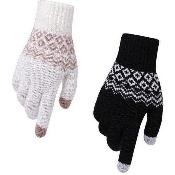 SpionProfi Strickhandschuhe Winter Handschuhe Touchscreen Damen Herren Handy Smartphone Sport Winterhandschuhe mit Touchscreen Funktion für Smartphone & Tablet