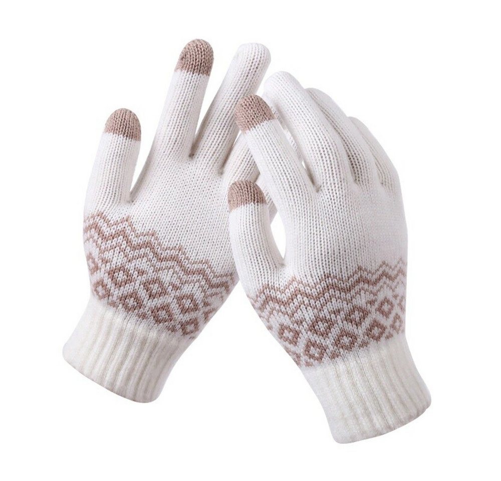 SpionProfi Strickhandschuhe Winter Handschuhe Touchscreen Damen Herren Handy Smartphone Sport Winterhandschuhe mit Touchscreen Funktion für Smartphone & Tablet – Bild 2 von 2