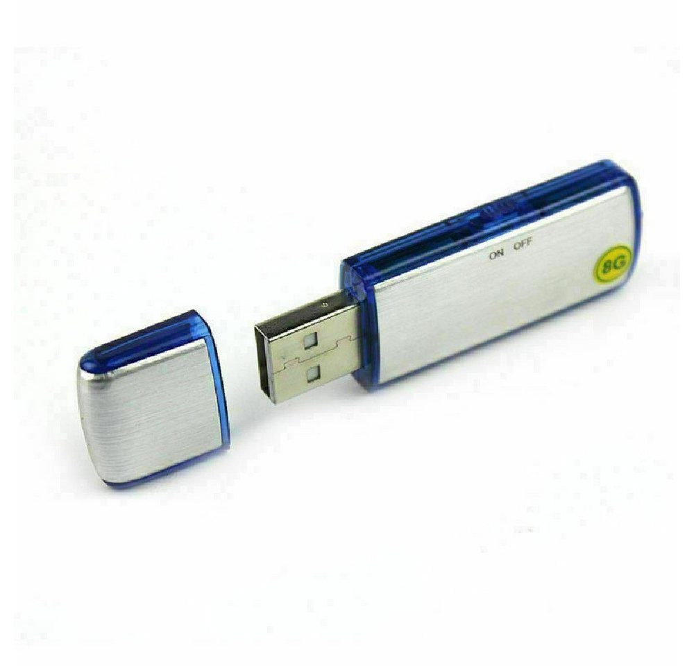 SpionProfi Usb Stick Voice Recorder Mini Diktiergerät Ton Aufnahmegerät Auto Haus Digitales Aufnahmegerät (Spion 8GB Abhörgerät Wanze Voice Recorder Spy getarnt – Bild 4 von 5