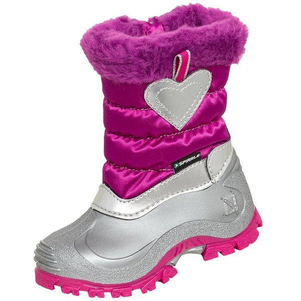 Spirale Sonja lila silber Winterstiefel
