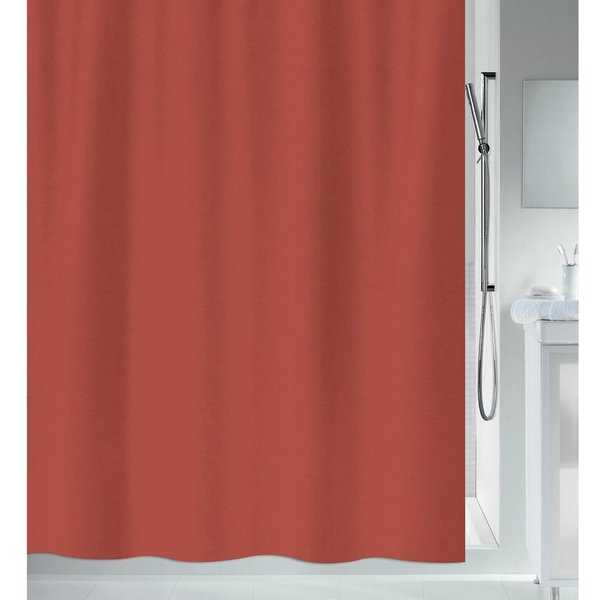 spirella Duschvorhang PRIMO Breite 120 cm, Premium Textil-Duschvorhang, 100% Polyester, Made in Europe, wasserabweisend, Anti-Schimmel-Effekt, waschbar 30°, Far