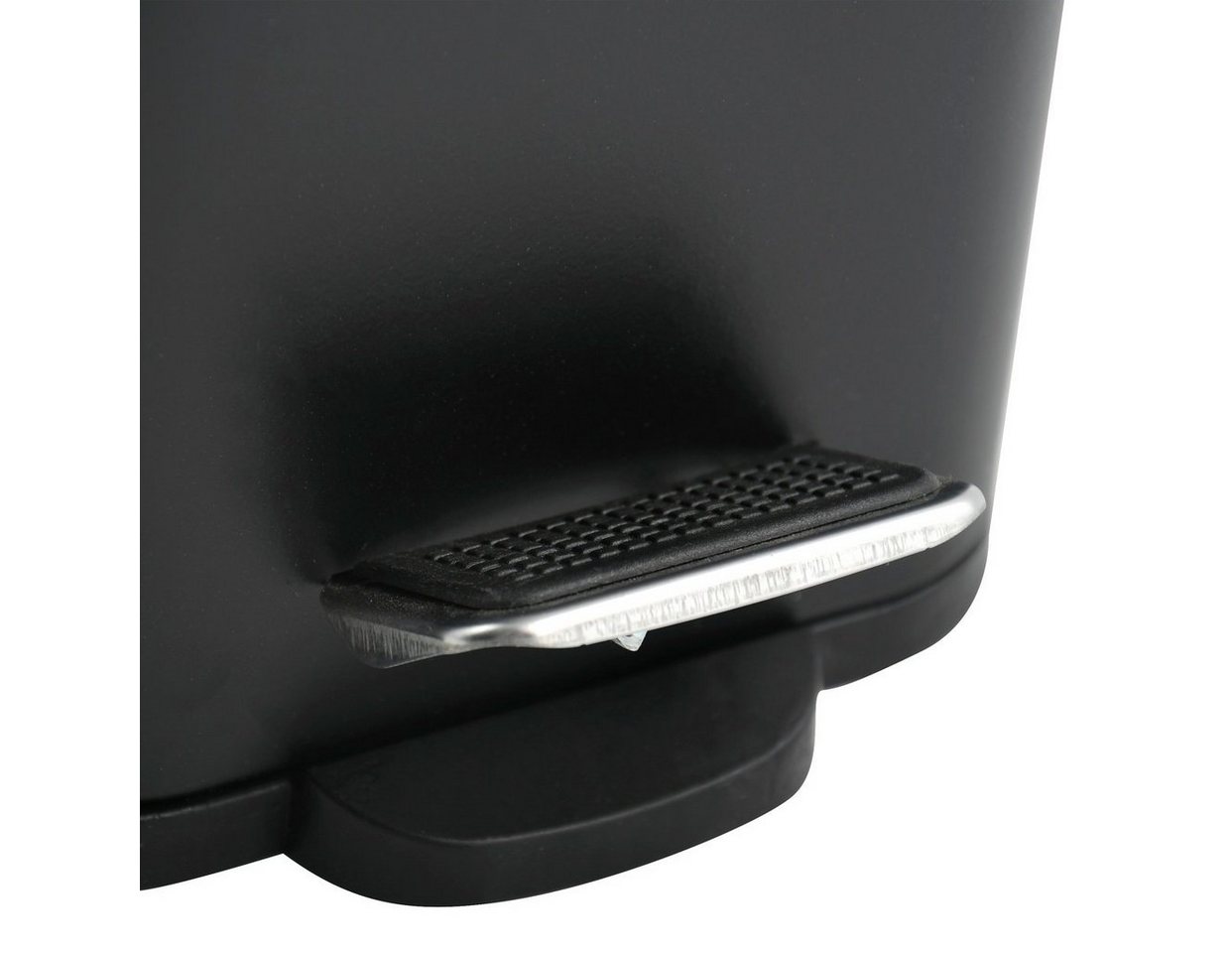 spirella Kosmetikeimer ERIK Bambus, Treteimer mit Softclose-Absenkautomatik, Anti-Fingerprint-Beschichtung, eleganter Materialmix Stahl matt / Bambus, herausneh – Bild 2 von 3