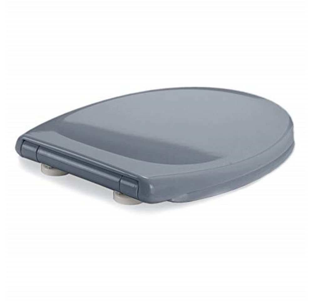 spirella WC-Sitz EASY CLIP, Premium Toilettendeckel aus Duroplast, Edelstahl Scharniere mit Quick-Release-Funktion zur einfachen Schnellreinigung, Soft Close Ab – Bild 4 von 5