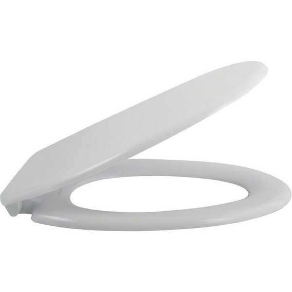 spirella WC-Sitz EASY CLIP, Premium Toilettendeckel aus Duroplast, Edelstahl Scharniere mit Quick-Release-Funktion zur einfachen Schnellreinigung, Soft Close Ab