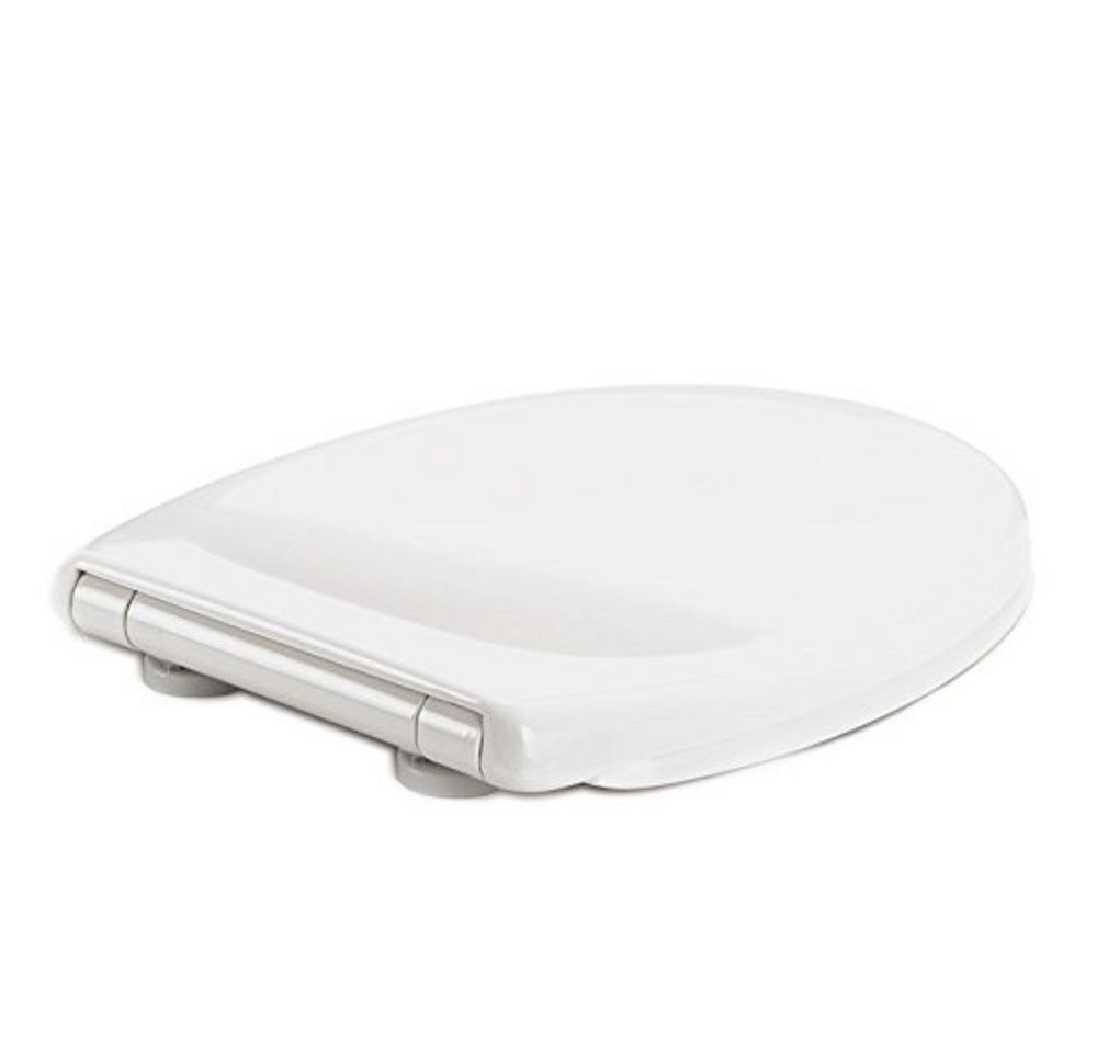 spirella WC-Sitz EASY CLIP, Premium Toilettendeckel aus Duroplast, Edelstahl Scharniere mit Quick-Release-Funktion zur einfachen Schnellreinigung, Soft Close Ab – Bild 4 von 5