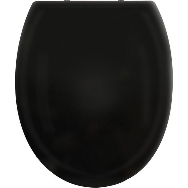 spirella WC-Sitz HARRY, Premium Toilettendeckel aus leichtem PP Thermoplast Kunststoff, hohe Stabilität, bruchsicher, Edelstahl Scharniere mit Quick-Release-Fun