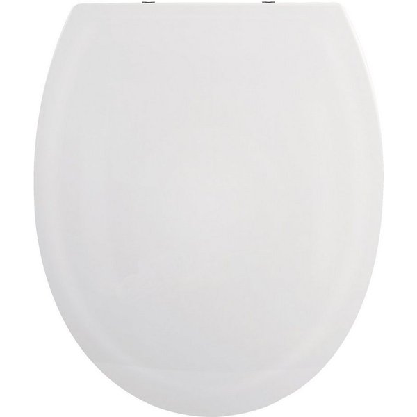 spirella WC-Sitz HARRY, Premium Toilettendeckel aus leichtem PP Thermoplast Kunststoff, hohe Stabilität, bruchsicher, Edelstahl Scharniere mit Quick-Release-Fun