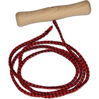 Spolnota Schlittenseil rot mit Holzknauf (rot)