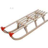 Spolnota Yaro Holzschlitten Davoser Form (110 cm, Buche)