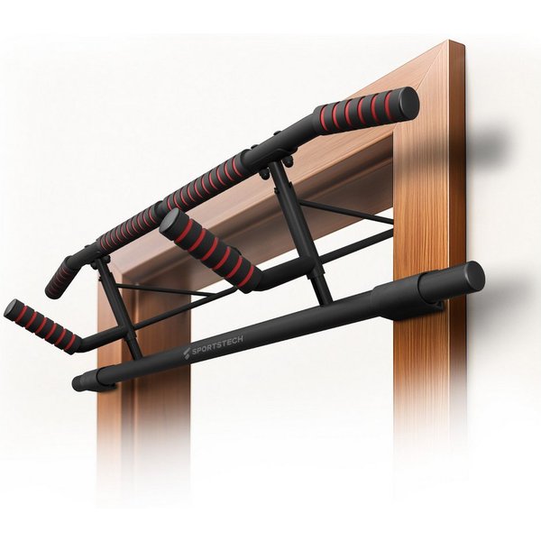 Sportstech Klimmzugstange Pullmate, Ohne Schrauben, bis 200 kg belastbar, Klappbar und verstaubar