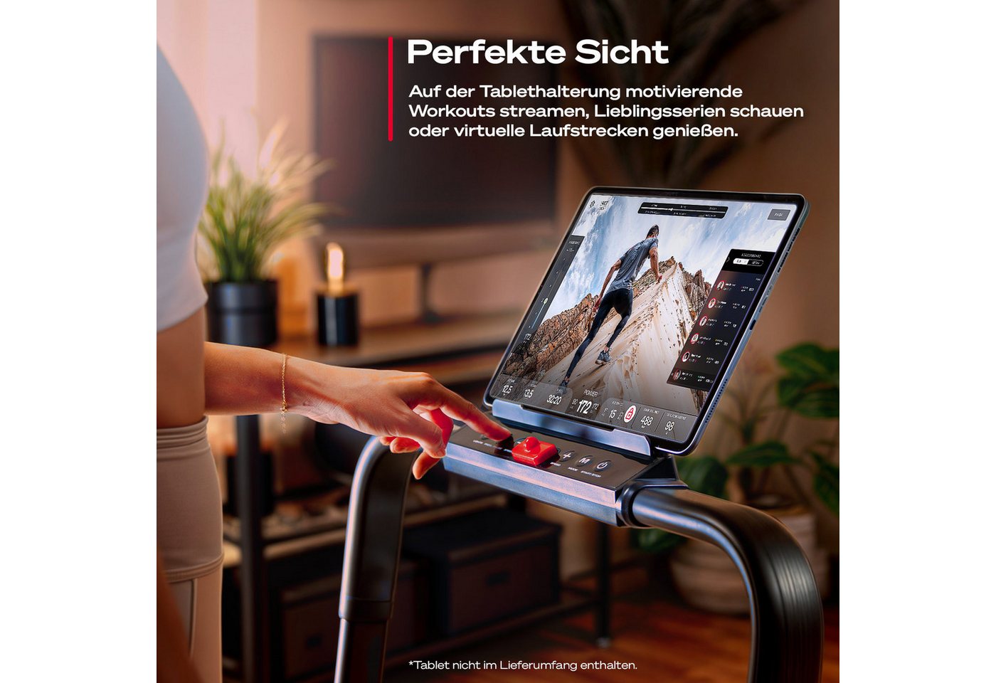 Sportstech Laufband sWalk Lite Plus, 2in1 Walking Pad für zu Hause, Transportrollen, Steigung, 12km/h – Bild 5 von 5