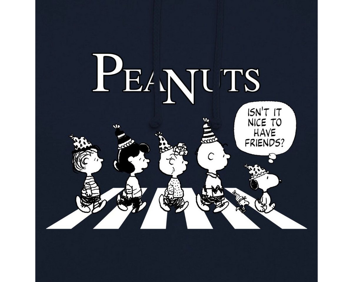 Spreadshirt Hoodie Peanuts Snoopy, Charlie, Stella & Lucy Geburtstag Unisex Hoodie (1-tlg) Unisex-Schnitt: Sitzt bei Männern körpernah, bei Frauen weit – Bild 2 von 5