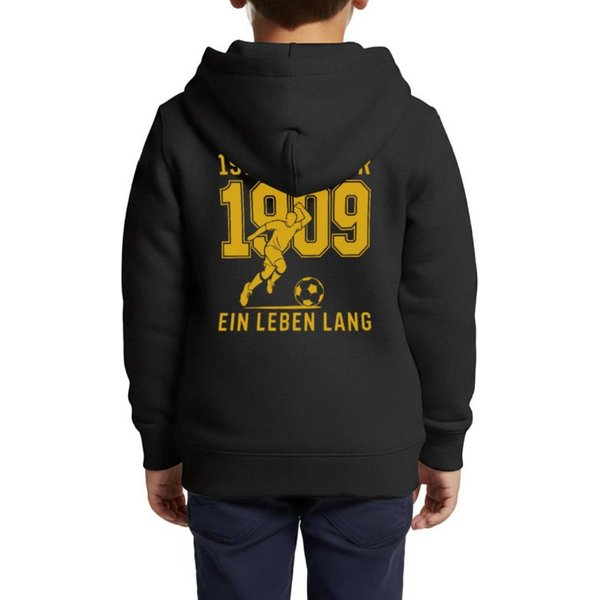 Spreadshirt Sweatjacke Dortmund Gründung 1909 Ein Leben Lang Kinder Premium Organic Zip Hoodi (1-tlg)