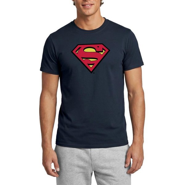 Spreadshirt T-Shirt DC Comics Superman Logo Original Karneval Männer T-Shirt (1-tlg)