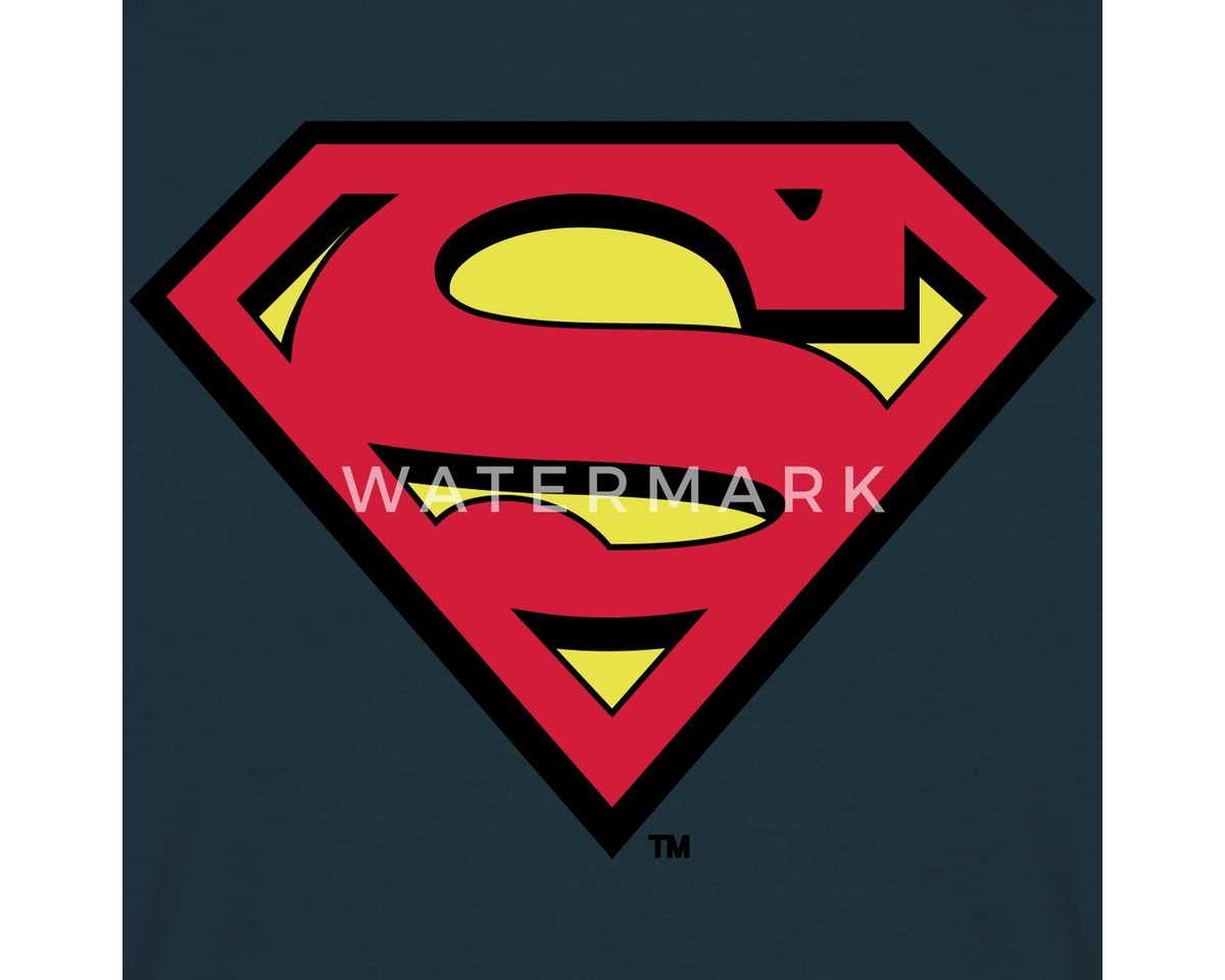Spreadshirt T-Shirt DC Comics Superman Logo Original Karneval Männer T-Shirt (1-tlg) – Bild 2 von 5
