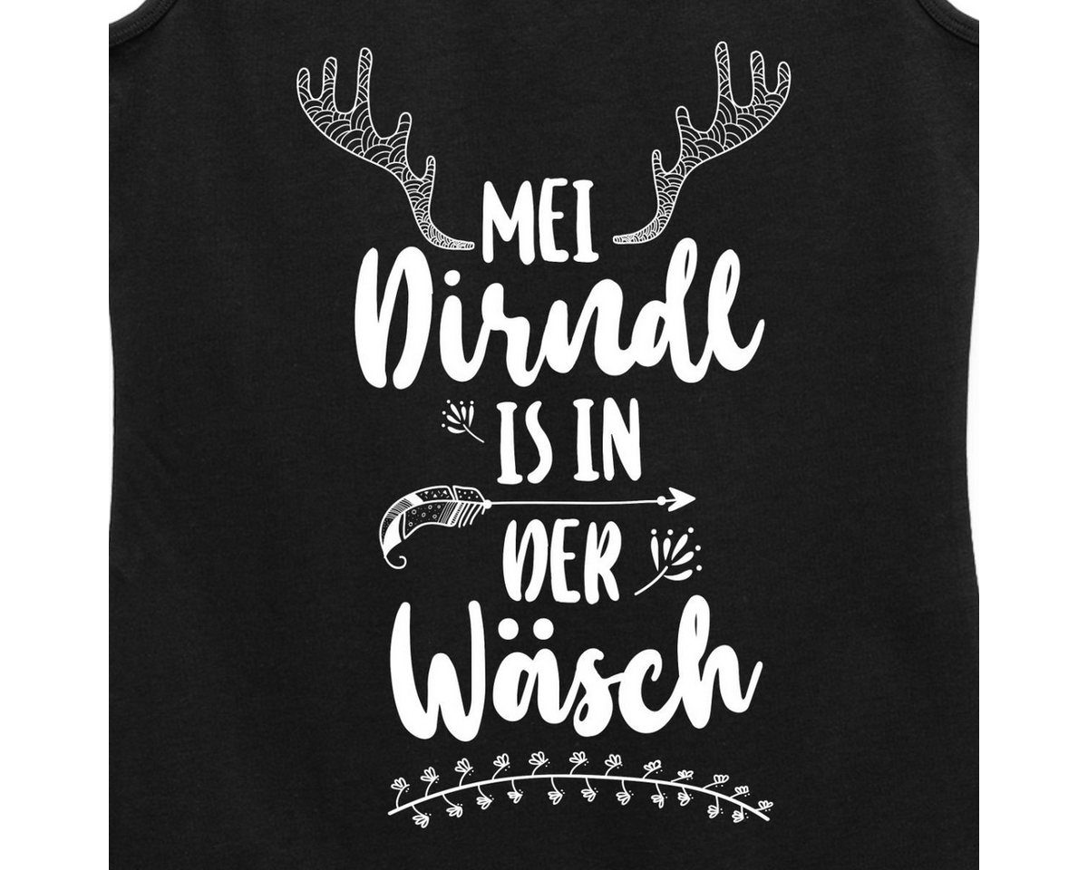 Spreadshirt T-Shirt Dirndl Ersatz, Mein Dirndl Ist In Der Wäsche Premium Tank Top Damen (1-tlg) – Bild 2 von 5