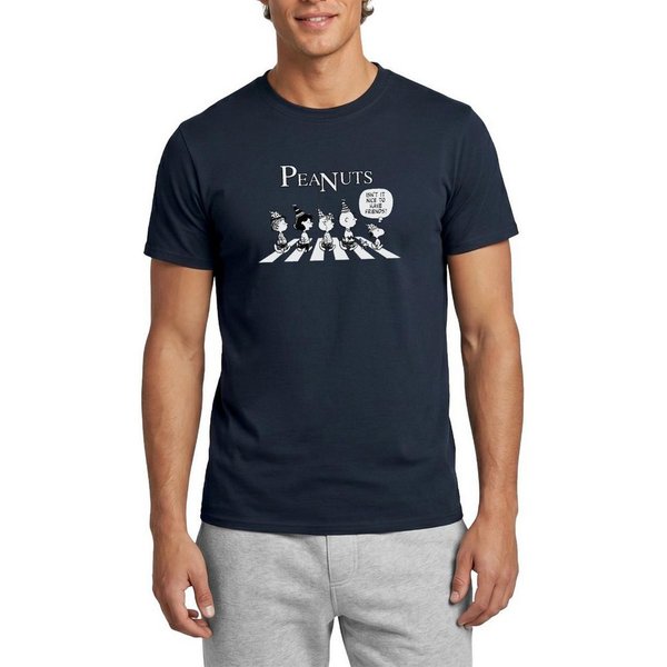 Spreadshirt T-Shirt Peanuts Snoopy, Charlie, Stella & Lucy Geburtstag Männer T-Shirt (1-tlg)