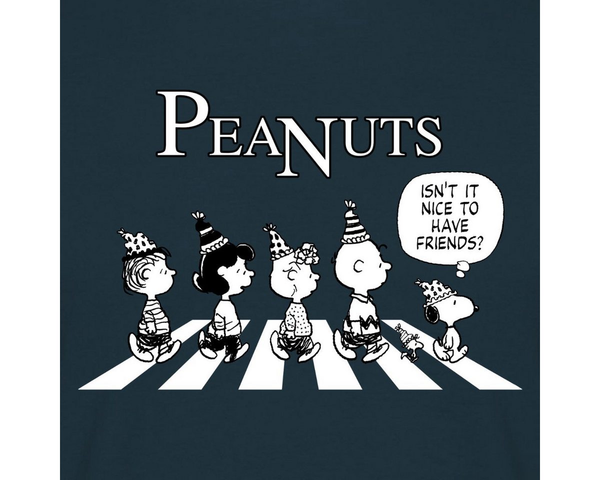 Spreadshirt T-Shirt Peanuts Snoopy, Charlie, Stella & Lucy Geburtstag Männer T-Shirt (1-tlg) – Bild 2 von 5