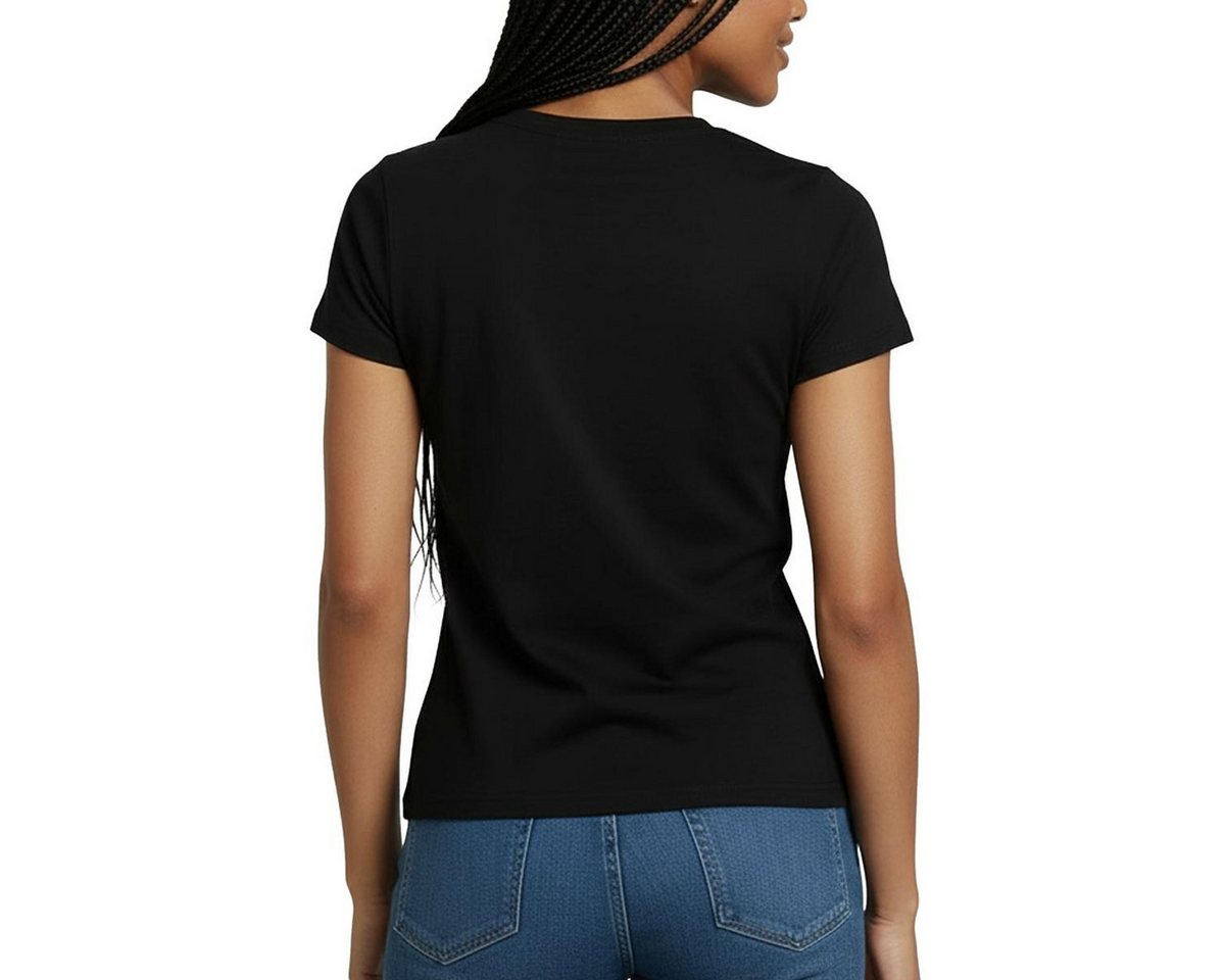Spreadshirt T-Shirt Peanuts Snoopy Sterne Sternzeichen Frauen T-Shirt (1-tlg) Slim Fit, fällt klein aus – Bild 4 von 5