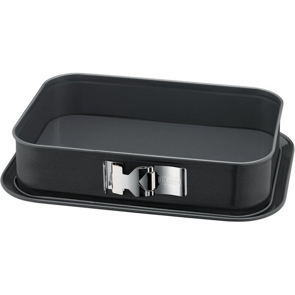 Kaiser Springform KAISER La Forme Plus Springform mit SafeClick, rechteckig, 35 x 24 cm, (1x Springform rechteckig (Backfläche 35 x 24 x 8 cm, Bodenplatte 39 x 
