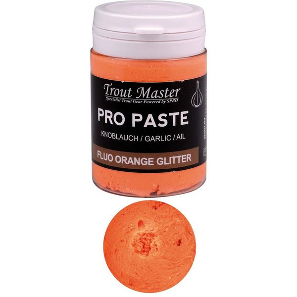 SPRO Kunstköder, Spro Trout Master Pro Paste Forellenteig Fluo Orange Glitter