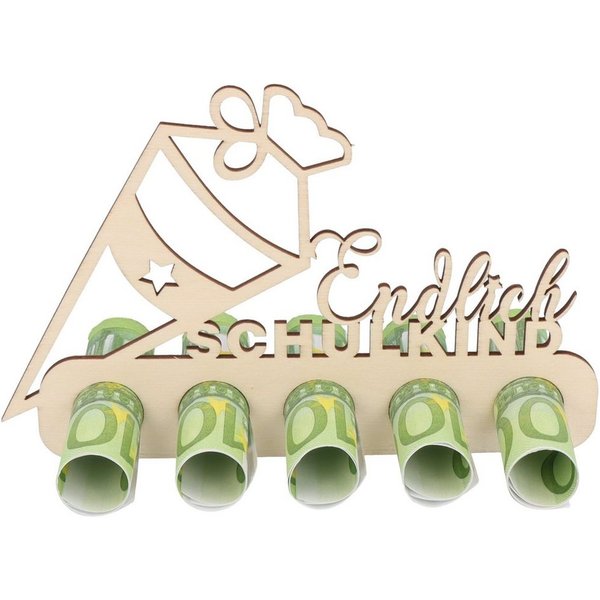 Spruchreif® Geschenkbox Ausgefallenes Geldgeschenk zur Einschulung, Geldgeschenkverpackung