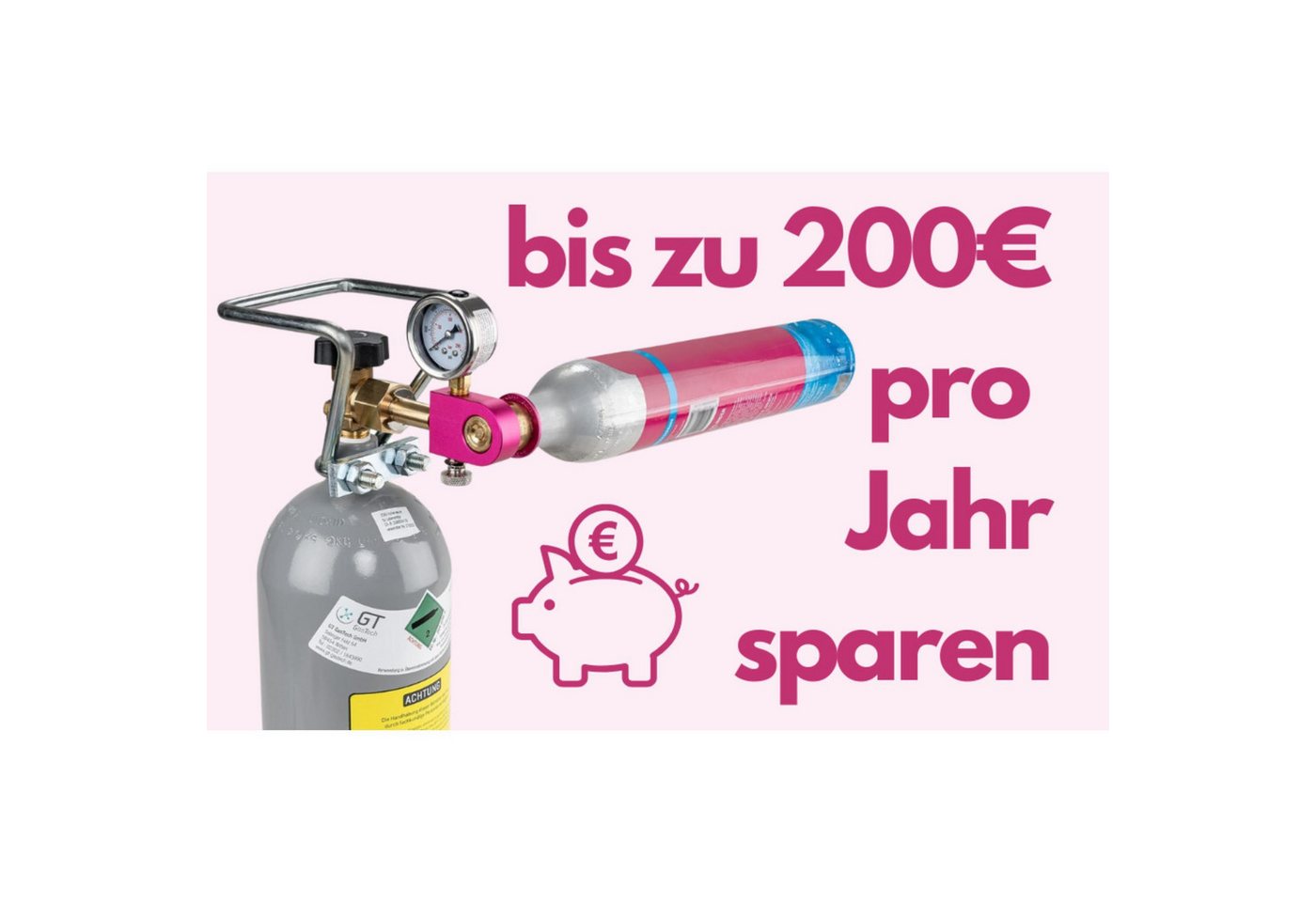 SPRUDELUX Schlauchadapter CO₂-Umfülladapter Quick Connect für Wassersprudler, füllt QC-Zylinder aus großen CO₂-Flaschen nach – Bild 2 von 5