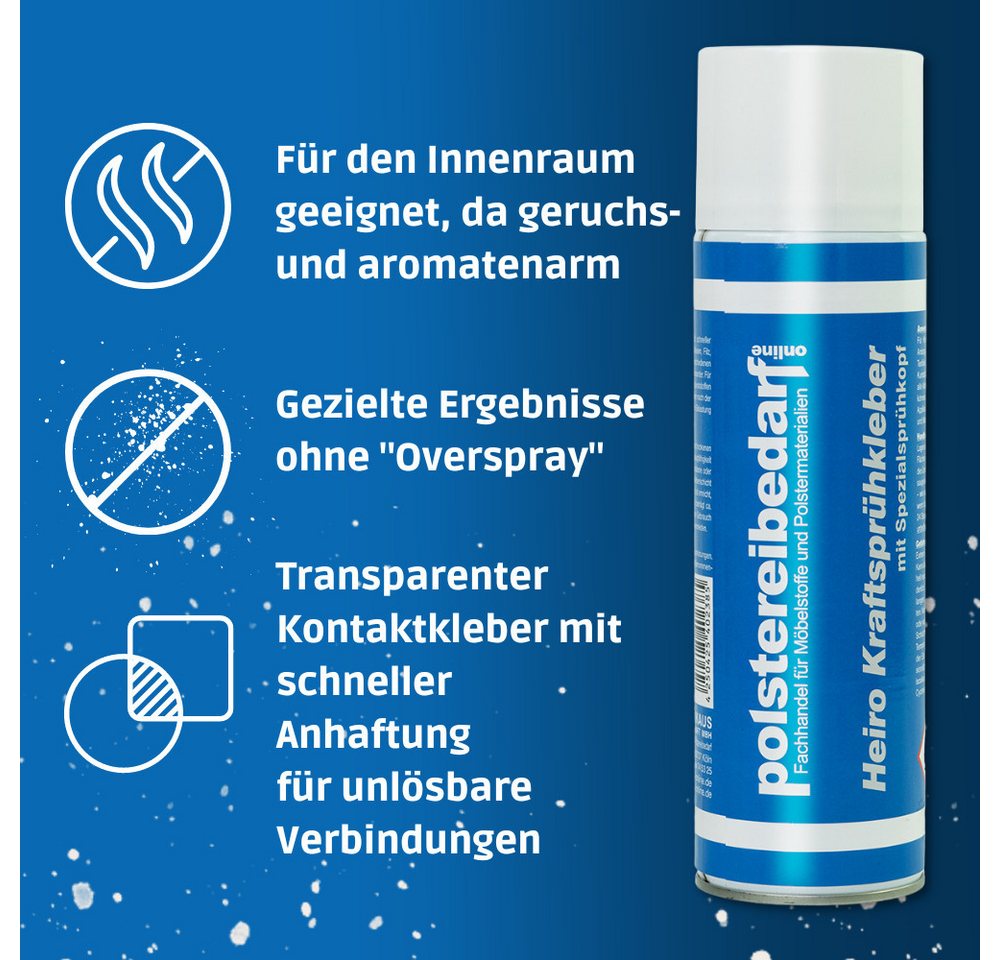 Heiro Sprühkleber Heiro Kraft Sprühkleber 500 ml – Bild 5 von 5