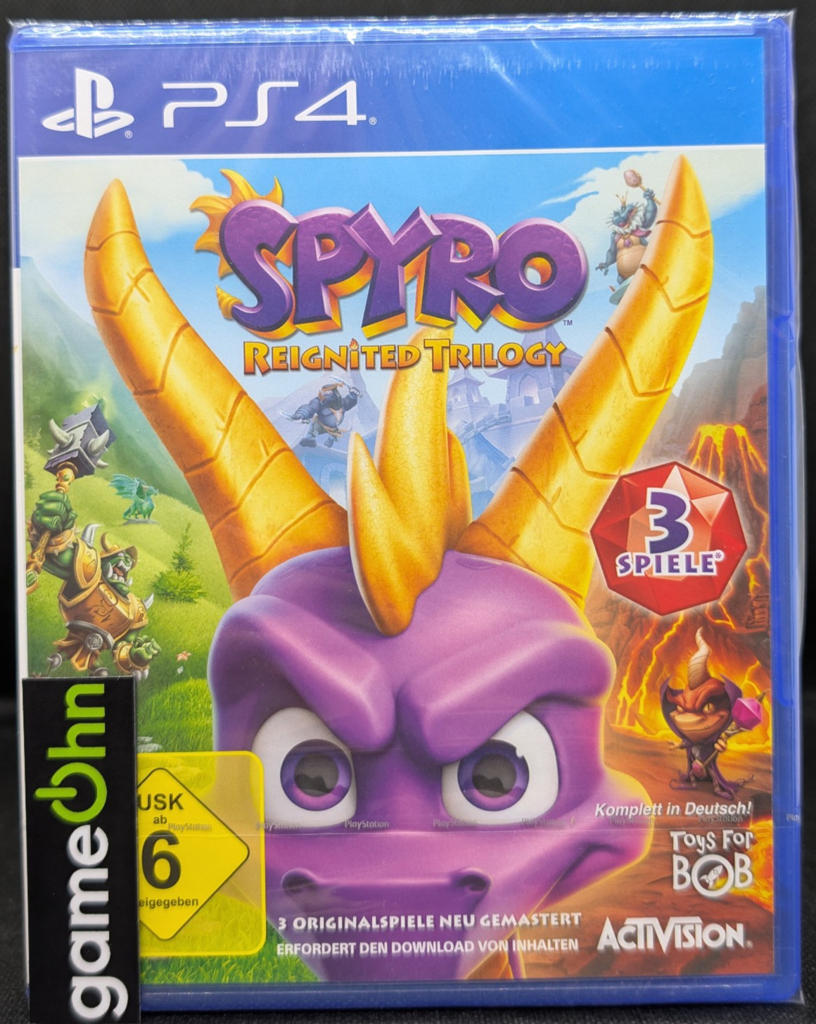 Spyro: Reignited Trilogy PS4 Sony PlayStation 4 Videospiel DE USK