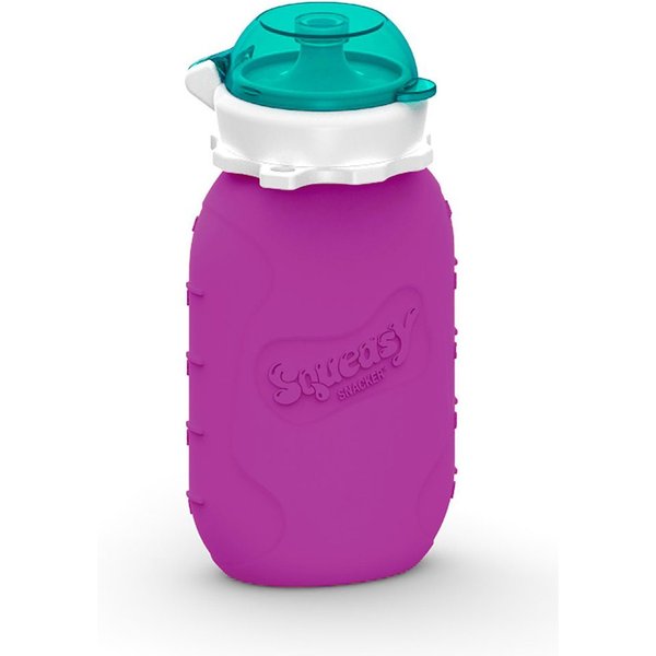 Squeasy Gear Babyflasche Quetschflasche, 180ml Wiederverwendbare Quetschie zum selbst Befüllen