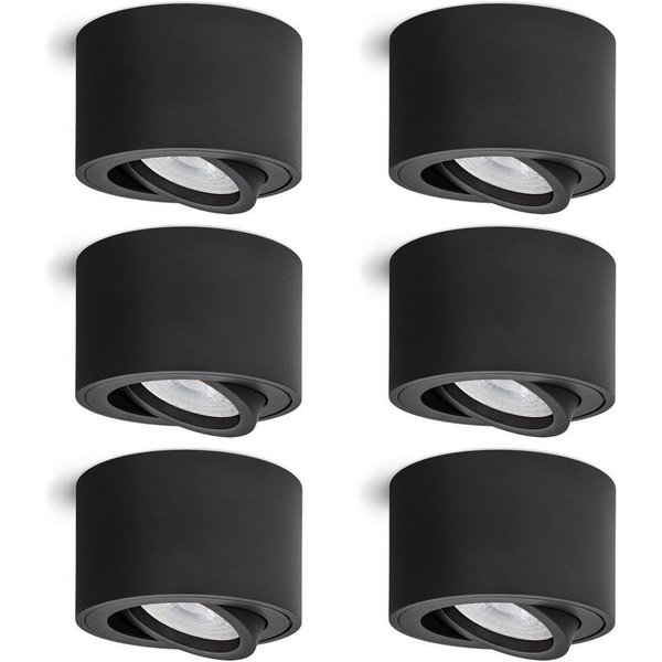 SSC-LUXon LED Aufbaustrahler SMOL Deckenspot schwenkbar Modul LED 2W warmweiß Aufbauspot Strahler, Warmweiß