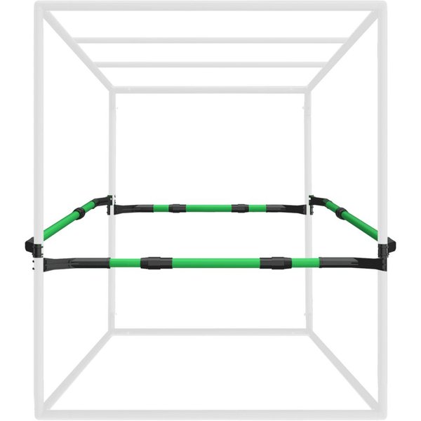 VIVOSUN Stabilisierungsprofil VIVOSUN High CFM Stangen-Set, 100-150 cm für Growbox und Growzelt