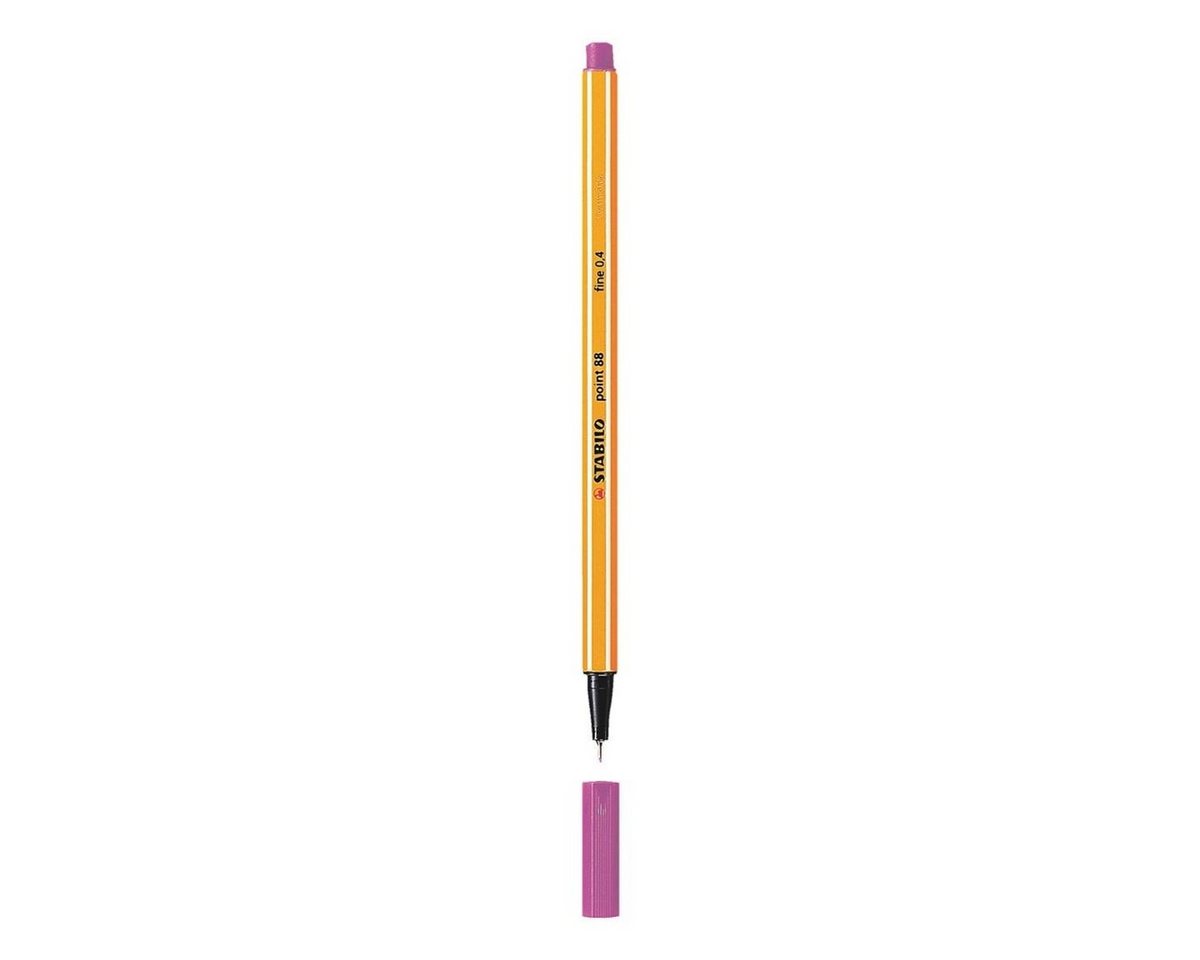 STABILO Fineliner point 88®, (1-tlg), mit wasserbasierter Tinte ohne Metallanteile – Bild 3 von 3
