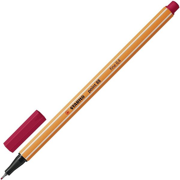 STABILO Fineliner point 88®, (1-tlg), mit wasserbasierter Tinte ohne Metallanteile