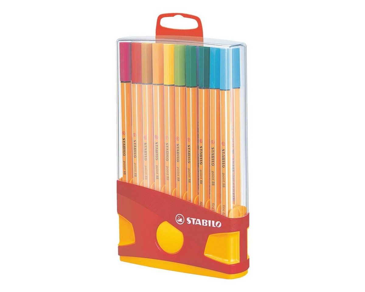 STABILO Fineliner point 88®-color parade, (20-tlg), Wasserfarben ohne Metallanteile, geruchsneutral – Bild 3 von 4
