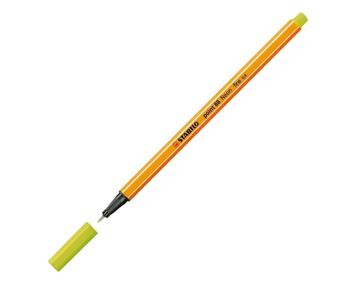 STABILO Fineliner point 88® neon, (6-tlg), in leuchtender Neonfarben – Bild 2 von 4