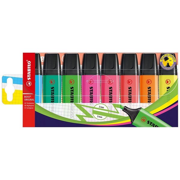 sortiert, 8er-Set, Etui (70/8)