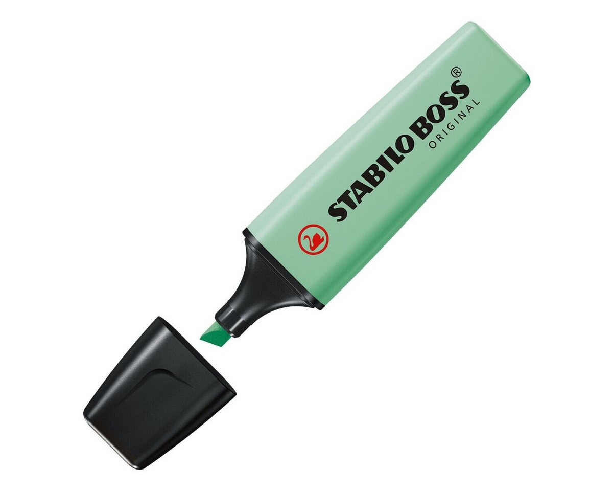STABILO Marker BOSS® Original Pastell, (4-tlg), Textmarker Pastellfarben – Bild 4 von 5