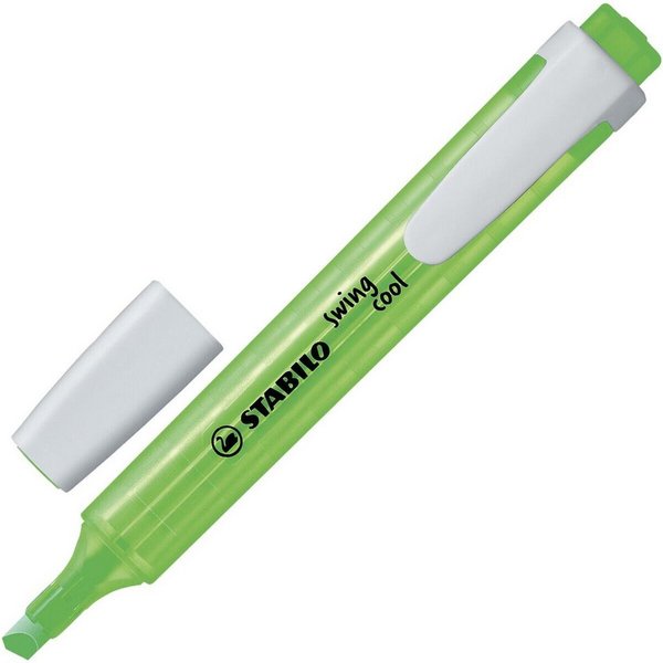 STABILO Marker swing cool, (1-tlg), leuchtstarker Textmarker