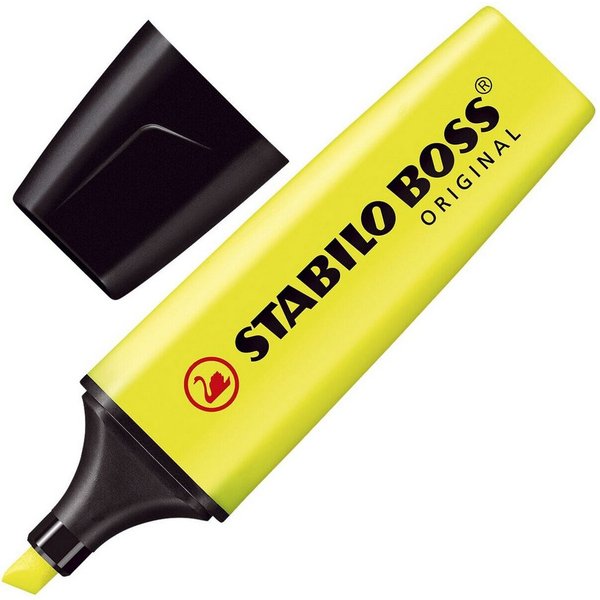 STABILO Textmarker 'BOSS ORIGINAL' Stift gelb