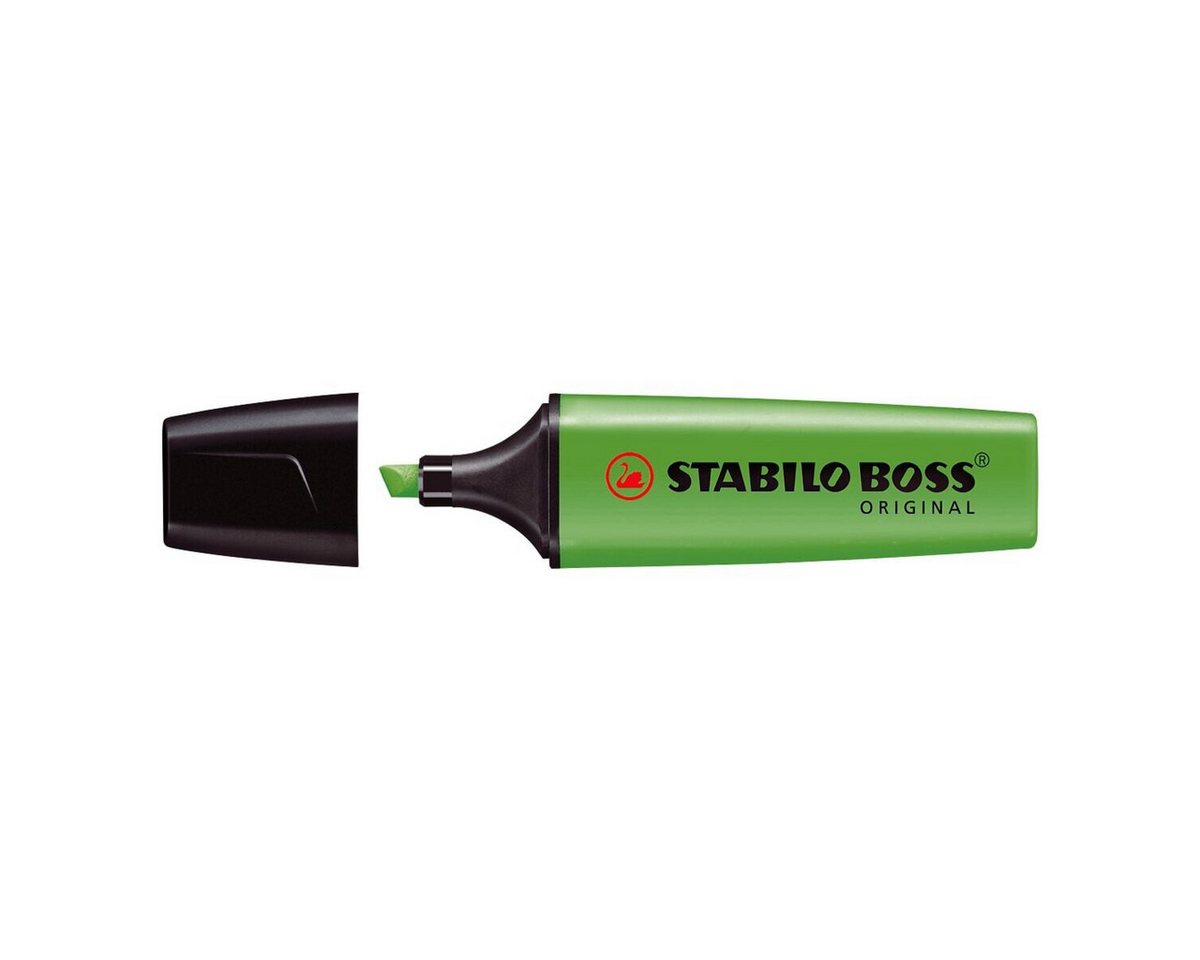 STABILO Textmarker 'BOSS ORIGINAL' Stift grün – Bild 3 von 3