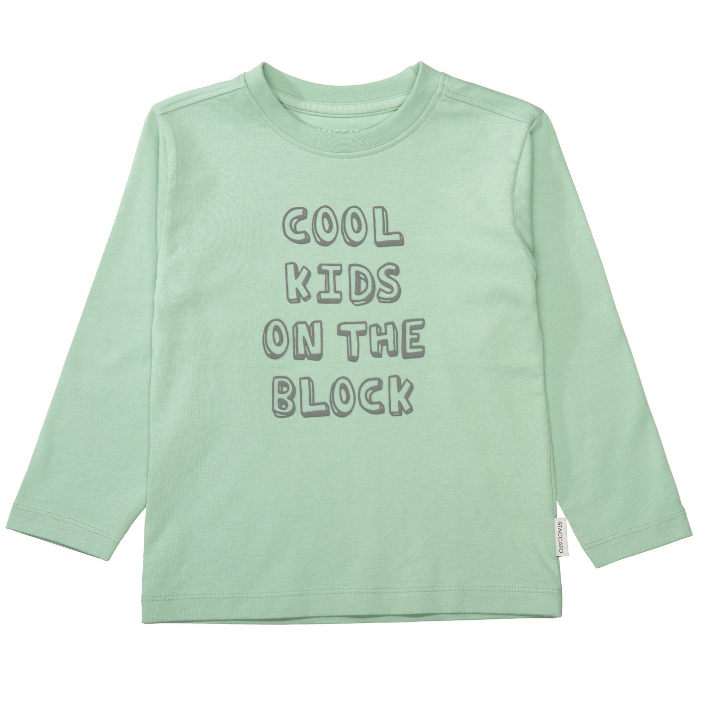 STACCATO Langarmshirt (2-tlg) 2er Pack, mit Letter-Prints und Colorblocking, für Boys – Bild 4 von 4