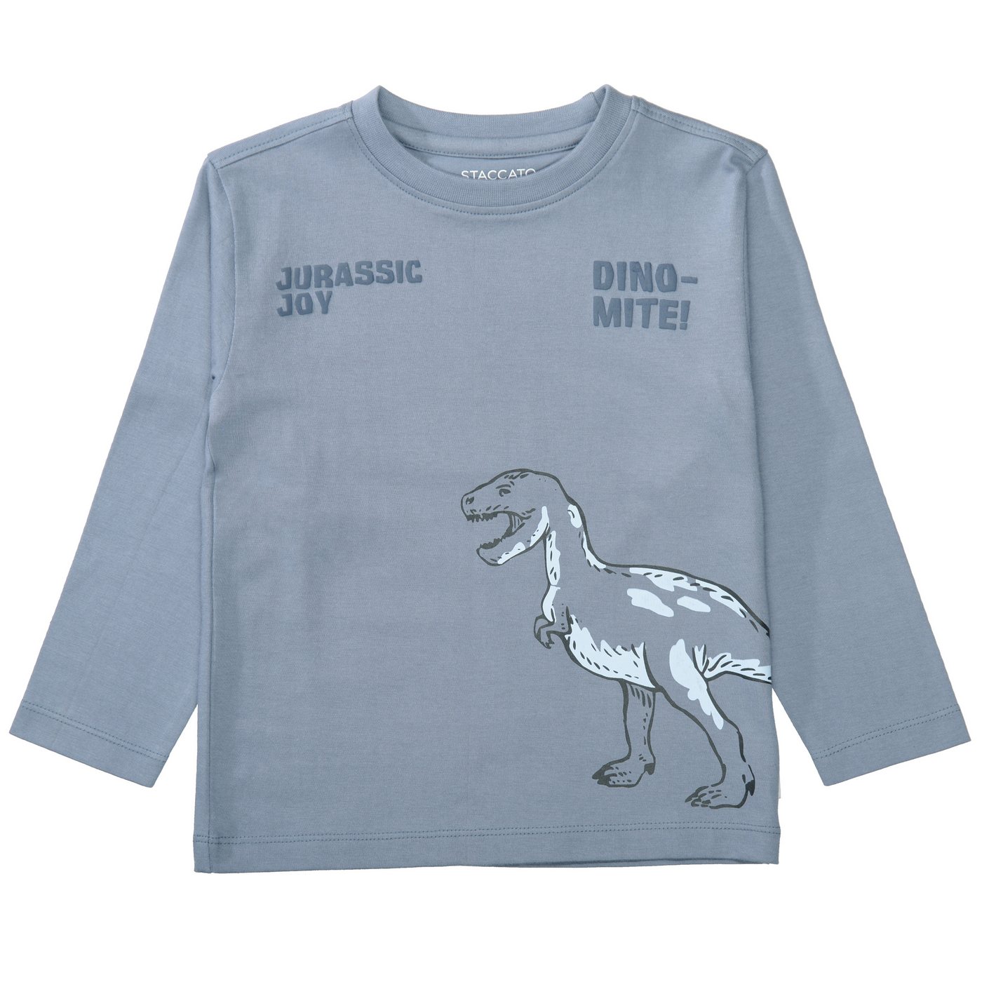 STACCATO Langarmshirt 2er Pack, mit Dino-Prints, für Boys – Bild 4 von 4