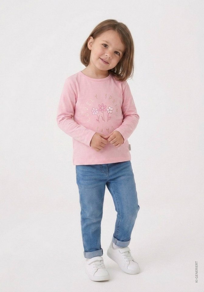 STACCATO Langarmshirt (Packung, 2-tlg., 2er) 2er Pack bedruckt, florales Muster, für Girls – Bild 5 von 5
