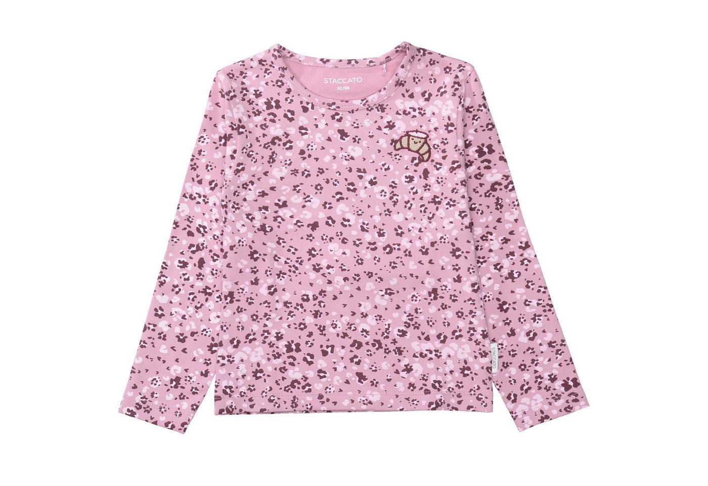 STACCATO Langarmshirt (Packung, 3-tlg) Baumwolle mit Elasthan, gemustert, mit Prints – Bild 3 von 5