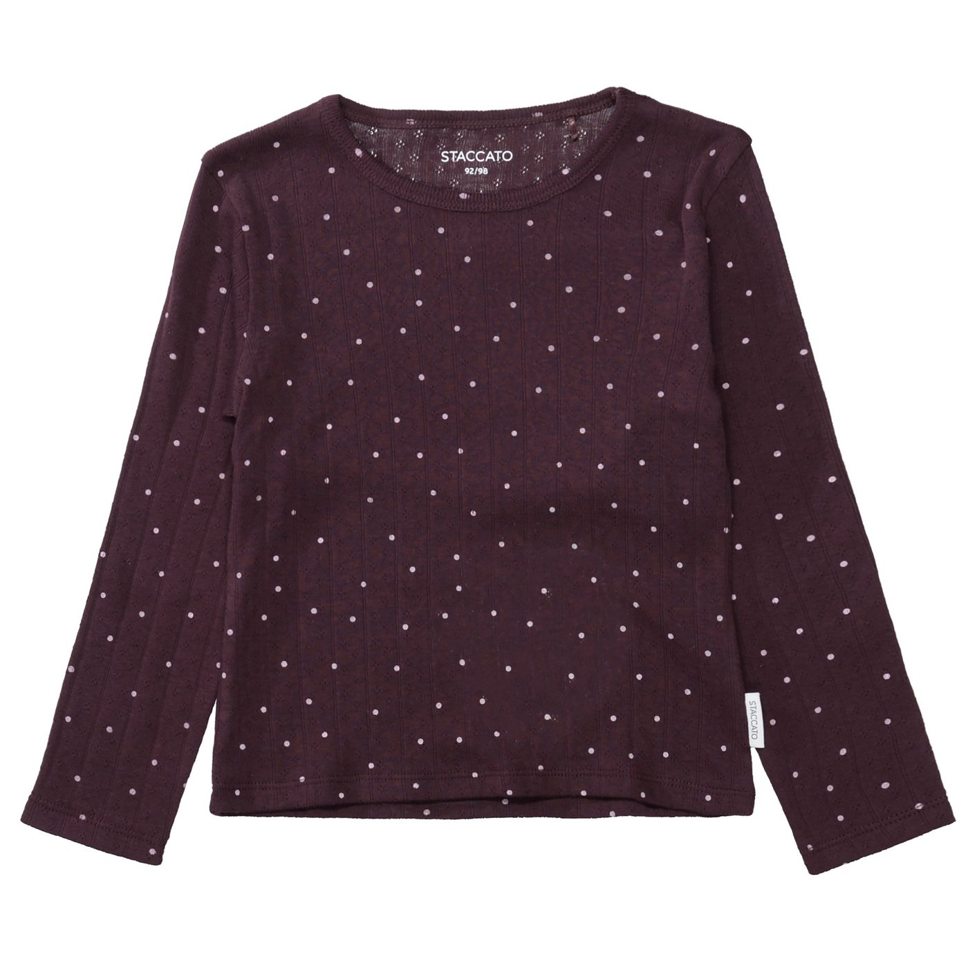 STACCATO Langarmshirt (Packung, 3-tlg) Baumwolle mit Elasthan, gemustert, mit Prints – Bild 4 von 5