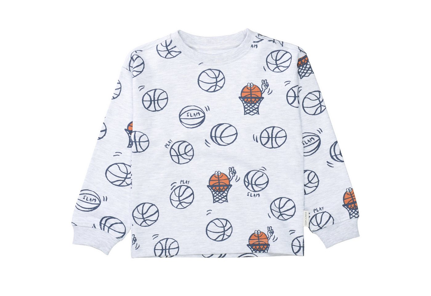 STACCATO Langarmshirt (Packung, 2-tlg) 2er Pack Sweater / Basketball-Motive / für Boys – Bild 3 von 5