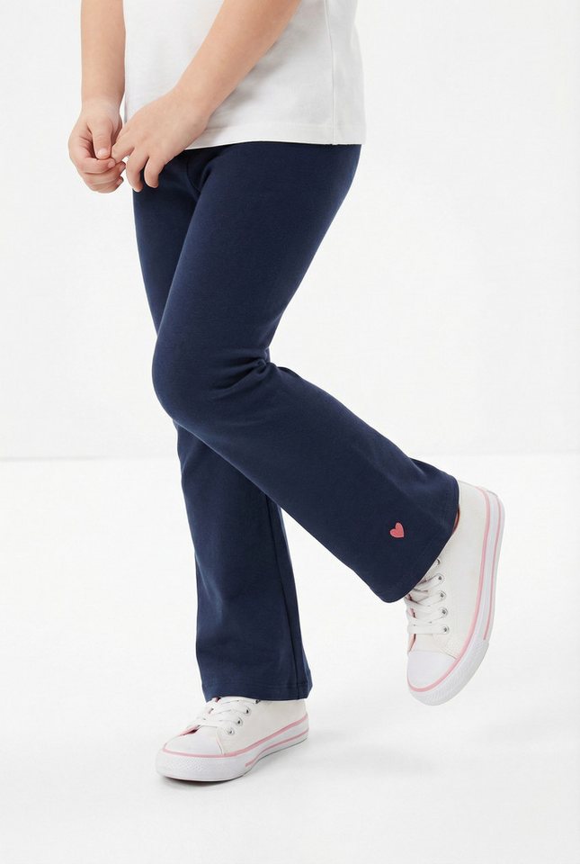 STACCATO Leggings (2-tlg) 2er Pack, mit Herz-Print und ausgestelltem Bein, für Girls – Bild 2 von 4